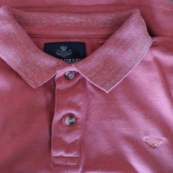 THREADBARE | Mens Basic Muscle Fit Orange Polo - Picture 7 of 11